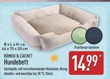 Hundebett von Romeo & Cachet für 14,99 € bei ALDI Nord im Angebot Hundebett von Romeo & Cachet im aktuellen ALDI Nord Prospekt