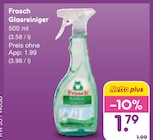 Glasreiniger im Angebot bei Netto Marken-Discount in Regensburg Glasreiniger Angebote von Frosch bei Netto Marken-Discount Regensburg für 1,79 €