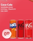 Fanta oder Coca-Cola Zero Sugar oder Coca-Cola Original Taste Angebote von Coca-Cola bei Huster Hohenstein-Ernstthal für 0,99 €