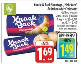 Sonntags-, Mehrkorn-Brötchen im Angebot bei EDEKA in Görlitz Sonntags-, Mehrkorn-Brötchen Angebote von Knack & Back bei EDEKA Görlitz für 1,49 €