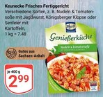 Aktuelle Nudeln Angebote bei GLOBUS in Erfurt Aktuelles Frisches Fertiggericht Nudeln & Tomatensoße mit Jagdwurst Angebot bei GLOBUS in Erfurt ab 2,99 €