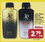 Hair & Body Shampoo Gold von John Player Special für 2,79 € bei famila Nordwest im Angebot Hair & Body Shampoo Gold von John Player Special im aktuellen famila Nordwest Prospekt