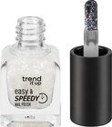 Nagellack Easy & Speedy 470 Transparent with Duochrome Glitter Angebote von trend !t up bei dm-drogerie markt Krefeld für 1,25 €