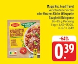Fix Spaghetti Bolognese Angebote von Maggi bei EDEKA Hoyerswerda für 0,39 €