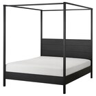 Himmelbettgestell schwarz/Holz 160x200 cm Angebote von YTTERVÅG bei IKEA Neuss für 219,00 €