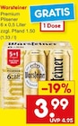 Premium Pilsener Angebote von Warsteiner bei Netto Marken-Discount Solingen für 3,99 €