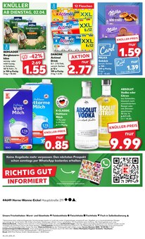 Vodka im Kaufland Prospekt "Aktuelle Angebote" mit 56 Seiten (Gelsenkirchen)