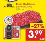 Aktuelles Rinder Hackfleisch Angebot bei Netto Marken-Discount in Oberhausen ab 3,99 €