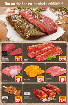 Fleischspieße Angebot im aktuellen REWE Prospekt auf Seite 14