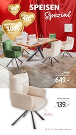 Esstisch im Polstermöbel Fischer Prospekt in Regensburg Aktueller Polstermöbel Fischer Prospekt mit Esstisch, "Spektakulärer Neueröffnungs-Endspurt", Seite 25