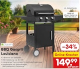 BBQ Gasgrill Louisiana Angebote von Juskys bei Netto Marken-Discount Recklinghausen für 149,99 €