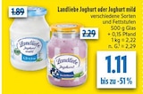Joghurt mild im Angebot bei diska in Zwickau Joghurt mild Angebote von Landliebe bei diska Zwickau für 1,11 €