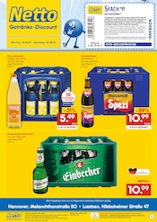 Bier im Netto Marken-Discount Prospekt in Hannover Aktueller Netto Marken-Discount Prospekt mit Bier, "DER ORT, AN DEM DU IMMER AUSGEZEICHNETE PREISE FINDEST.", Seite 1