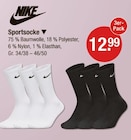 Sportsocke von Nike im aktuellen V-Markt Prospekt für 12,99 €