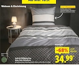 Mako-Satin-Bettwäsche von Looks by Wolfgang Joop für 34,99 € bei Lidl im Angebot Mako-Satin-Bettwäsche von Looks by Wolfgang Joop im aktuellen Lidl Prospekt