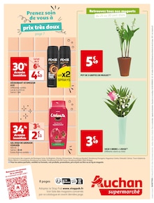 Promo Déodorant dans le catalogue Auchan Supermarché du moment à la page 8