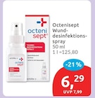 Octenisept Wunddesinfektionsspray von schülke+ für 6,29 € bei budni im Angebot Octenisept Wunddesinfektionsspray von schülke+ im aktuellen budni Prospekt