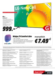 Fernseher Angebot im aktuellen MediaMarkt Saturn Prospekt auf Seite 6
