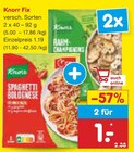 Aktuelles Fix Spaghetti Bolognese Angebot bei Netto Marken-Discount in Essen ab 1,00 €