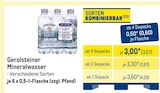 Mineralwasser im Angebot bei Metro in Salzgitter Mineralwasser Angebote von Gerolsteiner bei Metro Salzgitter für 3,57 €