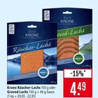 Räucher-Lachs im Angebot bei Marktkauf in Rottenburg Räucher-Lachs Angebote von Krone bei Marktkauf Rottenburg für 4,49 €