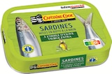 Sardines à l'huile d'olive vierge extra - CAPITAINE COOK - Intermarché Super à Nîmes Sardines à l'huile d'olive vierge extra - CAPITAINE COOK en promo chez Intermarché Super Nîmes à 1,67 €