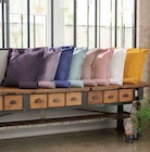 Taie d'oreiller 50x70cm ou 63x63cm - Hyper U à Colmar Taie d'oreiller 50x70cm ou 63x63cm en promo chez Hyper U Colmar à 6,90 €