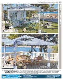 Prix et réduction Tente dans le prospectus Carrefour en cours Offre Tente dans le catalogue Carrefour du moment à la page 33