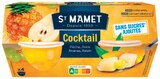 Cocktail de fruits sans sucres ajoutés pêche, poire, ananas, raisin - ST MAMET à 2,07 € dans le catalogue Intermarché Hyper