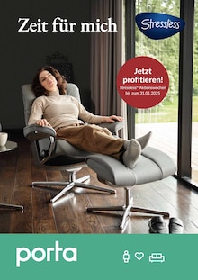 Relaxsessel im porta Möbel Prospekt "Stressless - Zeit für mich" mit 8 Seiten (Frankfurt (Main))