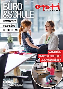 Aktueller Opti-Wohnwelt Prospekt "Büro & Schule" Seite 1 von 28 Seiten