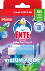 WC-Reiniger Frische-Siegel Virtual Violet Nachfüllpack 2 St Angebote von WC-Ente bei dm-drogerie markt Fulda für 3,95 €