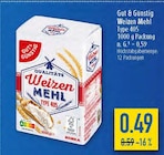 Weizen Mehl Angebote von Gut & Günstig bei diska Erlangen für 0,49 €