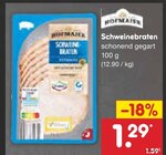 Schweinebraten Angebote von Hofmaier bei Netto Marken-Discount Amberg für 1,29 €