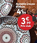Promo Assiette creuse à 3,99 € dans le catalogue Maxi Bazar à Fresnes