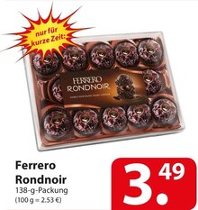 Ferrero Rondnoir bei famila Nordost in Bad Salzuflen Ferrero Rondnoir im Angebot bei famila Nordost Bad Salzuflen für 3,49 €