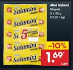 Netto Marken-Discount Dieburg - Mini Salami Angebot im Prospekt Mini Salami bei Netto Marken-Discount im Dieburg Prospekt für 1,69 €