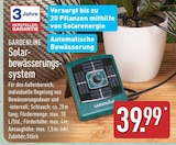 Solarbewässerungssystem im Angebot bei ALDI Nord in Lingen Solarbewässerungssystem Angebote von GARDENLINE bei ALDI Nord Lingen für 39,99 €