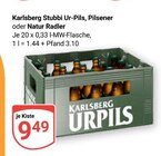 Stubbi Ur-Pils im Angebot bei GLOBUS in Worms Stubbi Ur-Pils Angebote von Karlsberg bei GLOBUS Worms für 9,49 €