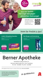 mea - meine apotheke Prospekt für Hamburg: "Unsere April-Angebote", 4 Seiten, 01.04.2026 - 30.04.2026