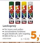Lackspray für 5,00 € bei Globus-Baumarkt im Angebot Lackspray im aktuellen Globus-Baumarkt Prospekt