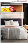 Parure housse de couette et taie d'oreiller - DOMEDIA en promo chez Intermarché Contact Troyes à 8,94 €