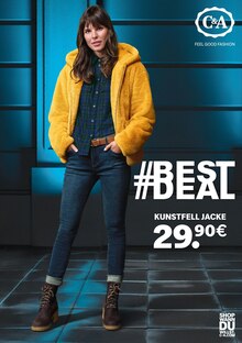 KUNSTFELL JACKE bei C&A in Langenfeld KUNSTFELL JACKE im Angebot bei C&A Langenfeld für 29,90 €