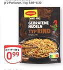 Aktuelles Gebratene Nudeln Typ Rind Angebot bei GLOBUS in Krefeld ab 0,99 €