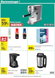 Offre Blender chauffant dans le catalogue Carrefour du moment à la page 83