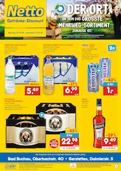 Netto Marken-Discount Discounter Prospekt der aktuellen Woche mit 6 Seiten, gültig von 02.03.2026 bis 07.03.2026, in Allmannsweiler und Umgebung Aktueller Netto Marken-Discount Discounter Prospekt in Allmannsweiler und Umgebung, "DER ORT, AN DEM DU IMMER AUSGEZEICHNETE PREISE FINDEST." mit 6 Seiten, 02.03.2026 - 07.03.2026