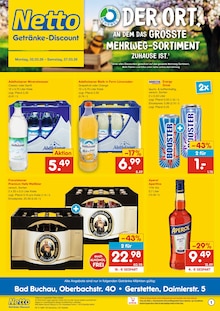 Netto Marken-Discount Prospekt DER ORT, AN DEM DU IMMER AUSGEZEICHNETE PREISE FINDEST. mit 6 Seiten
