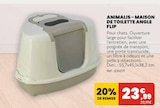 Maison de toilette Angle Flip - Animalis en promo chez Animalis Maison de toilette Angle Flip - Animalis dans le catalogue Animalis
