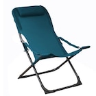 Fauteuil relax bleue 127 x 61 x 28,5 cm à Botanic dans Benfeld Fauteuil relax bleue 127 x 61 x 28,5 cm à Botanic dans Benfeld