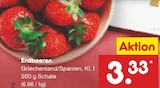 Erdbeeren bei Netto Marken-Discount im Wischhafen Prospekt für 3,33 €